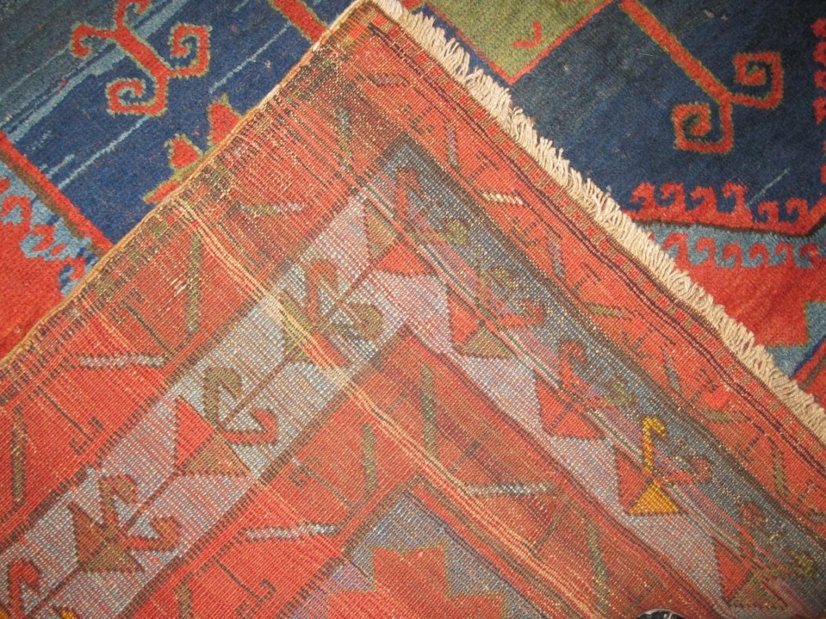 6′ x 12′ Red Fine Hand-Knotted Caucasian Kazak Rug – Tribal Wool