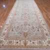 6′ x 17′ Indian Agra Light Blue Transitional Gallery Rug – Hand Knotted - 1 6′ x 17′ Indian Agra Light Blue Transitional Gallery Rug – Hand Knotted