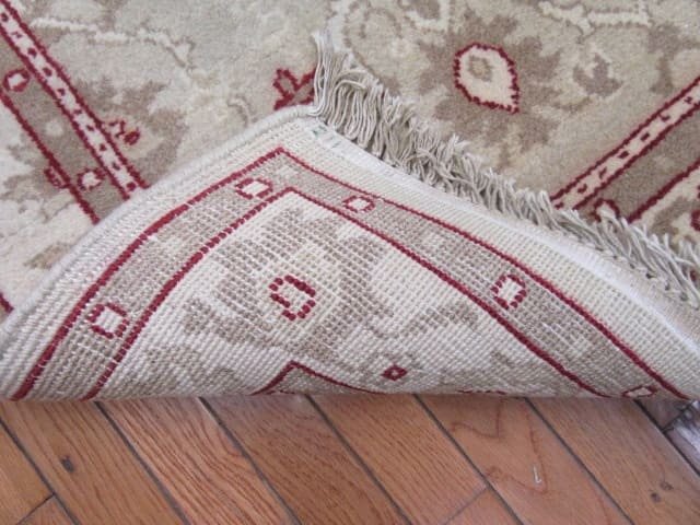 3′ x 11′ India Agra Light Blue Transitional Hall Runner – Hand Knotted