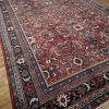 11′ x 14′ Red Fine Hand-Knotted Semi-antique Persian Mahal – Traditional Wool