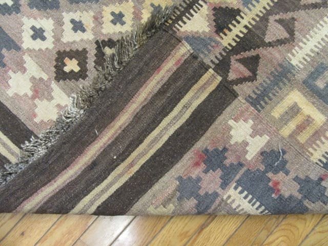 9′ x 17′ Vintage Afghan Kilim Rug – Beige