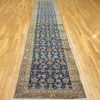 3′ x 14′ Antique Persian Malayer Runner Rug – Navy