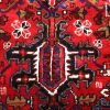 7′ x 10′ Red Fine Hand-Knotted Persian Heriz Rug – Traditional Wool