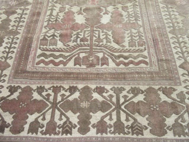 6′ x 9′ Afghan Sumack Handmade Oriental Rug – Earth Tones - 2 6′ x 9′ Afghan Sumack Handmade Oriental Rug – Earth Tones