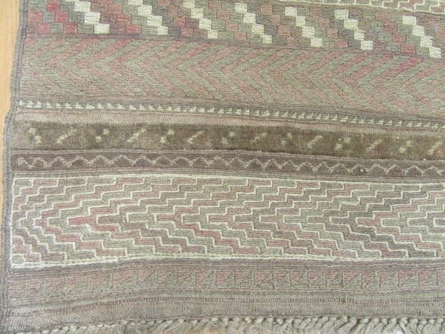 6′ x 9′ Afghan Sumack Handmade Oriental Rug – Earth Tones - 3 6′ x 9′ Afghan Sumack Handmade Oriental Rug – Earth Tones