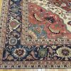 11′ x 19′ Hand-Knotted Persian Heriz Serapi Rug – Rust
