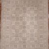 9′ x 10′ Beige Fine Hand-Knotted Afghan Oushak Rug – Traditional Wool