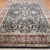 9′ x 12′ Handmade India Oriental Rug – Black & Burgundy