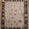 8′ x 10′ Beige Fine Hand-Knotted Indian Oushak Rug – Traditional Wool