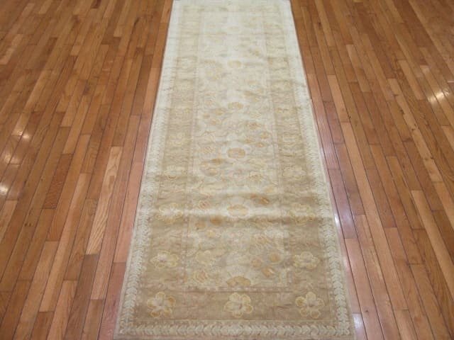 3′ x 7′ Turkish Karabaq Ivory Handmade Hall Runner Rug – Ivory - 1 3′ x 7′ Turkish Karabaq Ivory Handmade Hall Runner Rug – Ivory