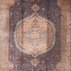 12′ x 19′ Purple Fine Hand-Knotted Turkish Oushak Rug – Traditional Wool