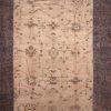12′ x 16′ Gold Fine Hand-Knotted Turkish Oushak Rug – Traditional Wool