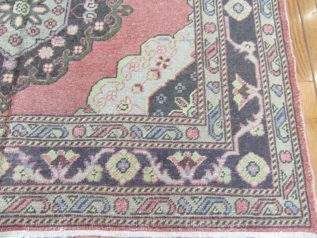 5′ x 13′ Vintage Turkish Anatolian Rug – Terracotta