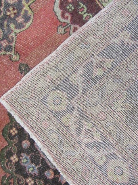 5′ x 13′ Vintage Turkish Anatolian Rug – Terracotta