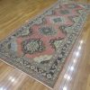 5′ x 13′ Vintage Turkish Anatolian Rug – Terracotta