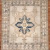 6′ x 7′ Ivory Fine Hand-Knotted Turkish Oushak Rug – Traditional Wool