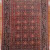 9′ x 13′ Red Fine Hand-Knotted Persian Sultanabad Mahal Rug – Traditional Wool