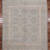 4′ x 5′ Sage Fine Hand-Knotted Pakistan Khotan Rug – Transitional Wool