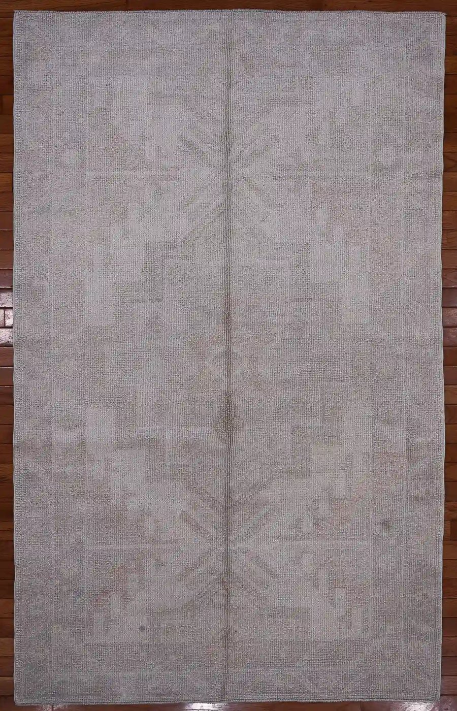 4′ x 7′ Beige Fine Hand-Knotted Turkish Anatolian Rug – Traditional Wool