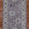 6′ x 15′ Grey Fine Hand-Knotted Turkish Oushak Rug – Transitional Wool