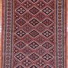 5′ x 6′ Navy Fine Hand-Knotted Pakistan Shirvan Rug – Traditional Wool