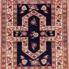 5′ x 6′ Navy Fine Hand-Knotted Pakistan Shirvan Rug – Traditional Wool