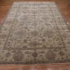 9′ x 12′ Beige Fine Hand-Knotted Egyptian Sultanabad Rug – Traditional Wool