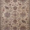9′ x 12′ Beige Fine Hand-Knotted Egyptian Sultanabad Rug – Traditional Wool