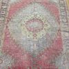 5′ x 10′ Vintage Turkish Konya Runner Rug – Rust & Blue - 2 5′ x 10′ Vintage Turkish Konya Runner Rug – Rust & Blue