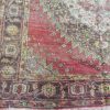 5′ x 10′ Vintage Turkish Konya Runner Rug – Rust & Blue - 3 5′ x 10′ Vintage Turkish Konya Runner Rug – Rust & Blue