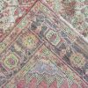 5′ x 10′ Vintage Turkish Konya Runner Rug – Rust & Blue - 4 5′ x 10′ Vintage Turkish Konya Runner Rug – Rust & Blue