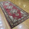 5′ x 13′ Vintage Turkish Oushak Runner Rug – Rust