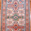 4′ x 6′ Ivory Fine Hand-Knotted Turkish Kazak Rug – Traditional Wool