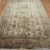 6′ x 9′ Room Size Handmade Oriental Rug – Ivory & Brown - 1 6′ x 9′ Room Size Handmade Oriental Rug – Ivory & Brown