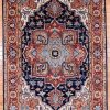 3′ x 6′ Blue Fine Hand-Knotted Indian Serapi Rug – Traditional Wool