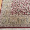 8′ x 10′ Indian Red Oriental Rug Traditional Wool