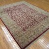 8′ x 10′ Indian Red Oriental Rug Traditional Wool