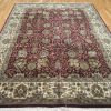 8′ x 10′ Indian Brown Oriental Rug Traditional Wool
