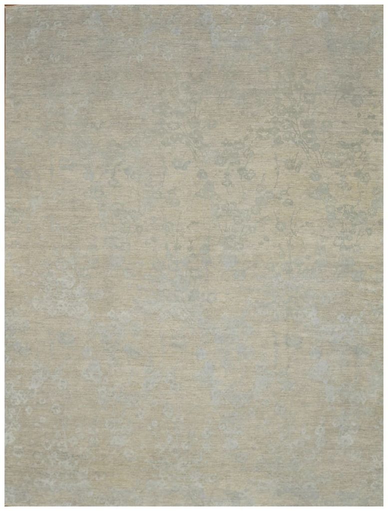 10′ x 14′ Beige Fine Hand-Knotted Contemporary Pakistan Oriental Rug – Modern Wool