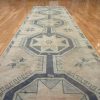 4′ x 13′ Vintage Turkish Oushak Beige Tribal Runner Wool