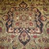 7′ x 9′ Antique Muted Sage and Terracotta Hand-Knotted Persian Lavar Kerman Rug – Investment Grade Wool