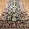 6′ x 12′ Indian Sultanabad Design Black Red Oriental Rug Traditional Wool