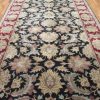 6′ x 12′ Indian Sultanabad Design Black Red Oriental Rug Traditional Wool