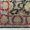 6′ x 12′ Indian Sultanabad Design Black Red Oriental Rug Traditional Wool