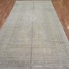 6′ x 12′ Turkish Ivory Blue Vintage Rug Transitional Wool