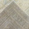 6′ x 12′ Turkish Ivory Blue Vintage Rug Transitional Wool