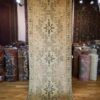 4′ x 13′ Beige Fine Hand-Knotted Vintage Turkish Oushak Runner – Traditional Wool