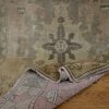 4′ x 13′ Beige Fine Hand-Knotted Vintage Turkish Oushak Runner – Traditional Wool