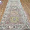 5′ x 11′ Turkish Oushak Beige Transitional Runner Hand Knotted Wool