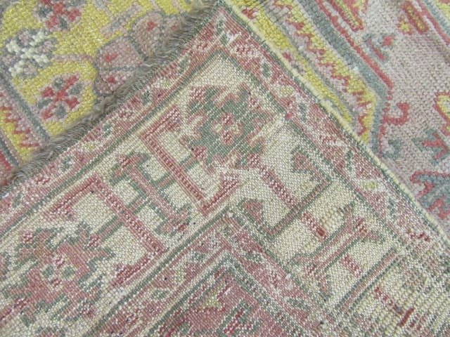 5′ x 11′ Turkish Oushak Beige Transitional Runner Hand Knotted Wool